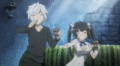 Bell and Hestia  - anime photo