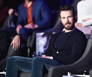  Chris Evans - Avengers: Endgame Global Junket Press Conference April 7, 2019