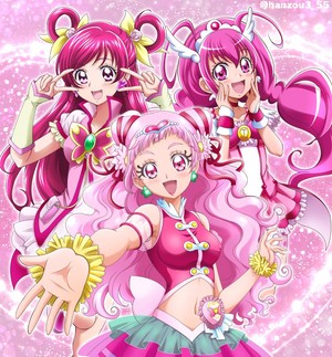  Cure Dream, Cure Happy and Cure Yell