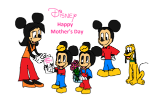  Disney Happy Mother's دن to Felicity Fieldmouse (from Morty and Ferdie)