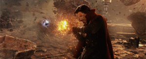  Doctor Strange and his magic in Avengers Infinity War (2018)