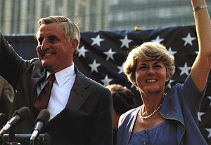  Geraldine Ferraro And Walter Mondale