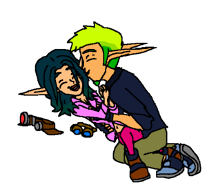 Jak and Keira Hagai Concept Art Tickle Tickle.png