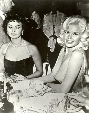  Jayne Mansfield And Sophia Loren