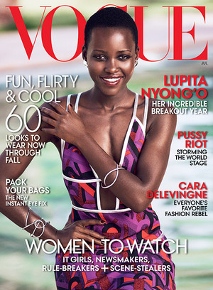  Lupita Nyong'o On The Cover Of Vogue