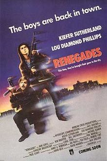  Movie Poster 1989 Film, Renegades