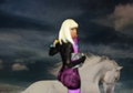 Nicki Minaj riding on her Beautiful White Horse - nicki-minaj fan art