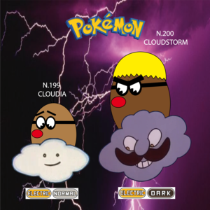  Pokemon (8 Generation) Cloudia & Cloudstorm