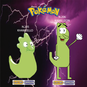 Pokemon (8 Generation) Khameello & Kamilleon