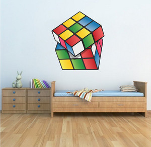  Rubik's Cube dinding Mural