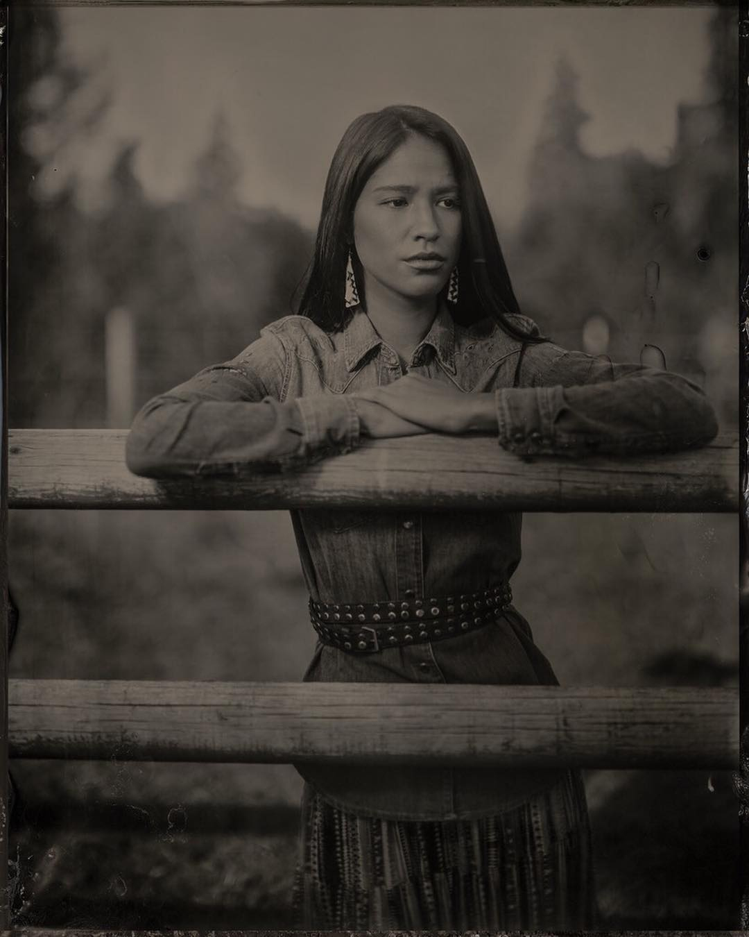 Yellowstone Photo: Season 2 Portrait - Kelsey Asbille as Monica Dutton.