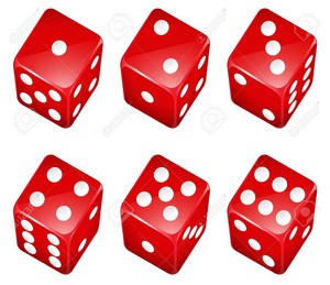  Set Of Red Dice