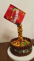 Skittles Cake - candy photo