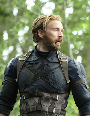 Steve Rogers plus Captain America suits 