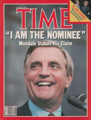  Walter Mondale On The Cover Of Time