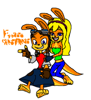 You Can Call Orange Lighting Z Z Zing Daxter and Tess