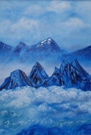  Mountain Peaks In The Clouds
