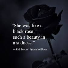 A Quote Pertaining To The. Black Rose