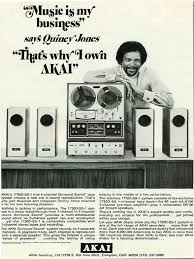  A Vintage Promo Ad For Akai Sound System