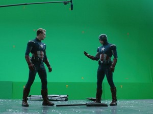  Captains on the set of Avengers: Endgame -BTS