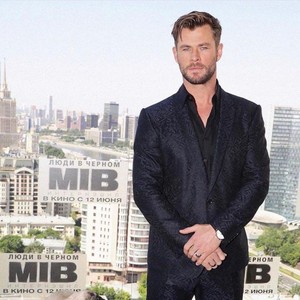  Chris Hemsworth in Moscow MIB International photocall