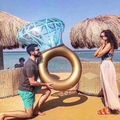 Diamond Ring Pool Float - random photo