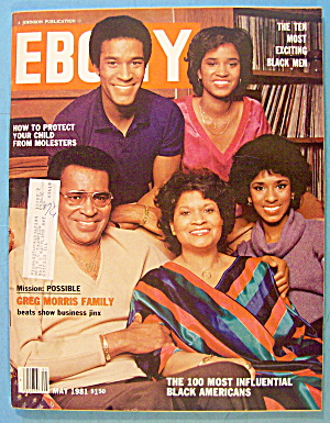 Greg Morris And His Family On The Cover Of Ebony