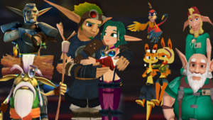 Jak and Daxter and the Gang Together