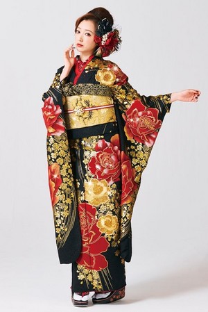  Japanese chimono, kimono