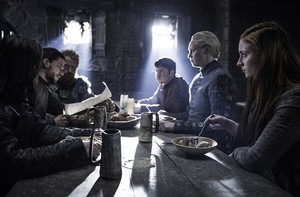  Jon, Tormund, Podrick, Brienne and Sansa