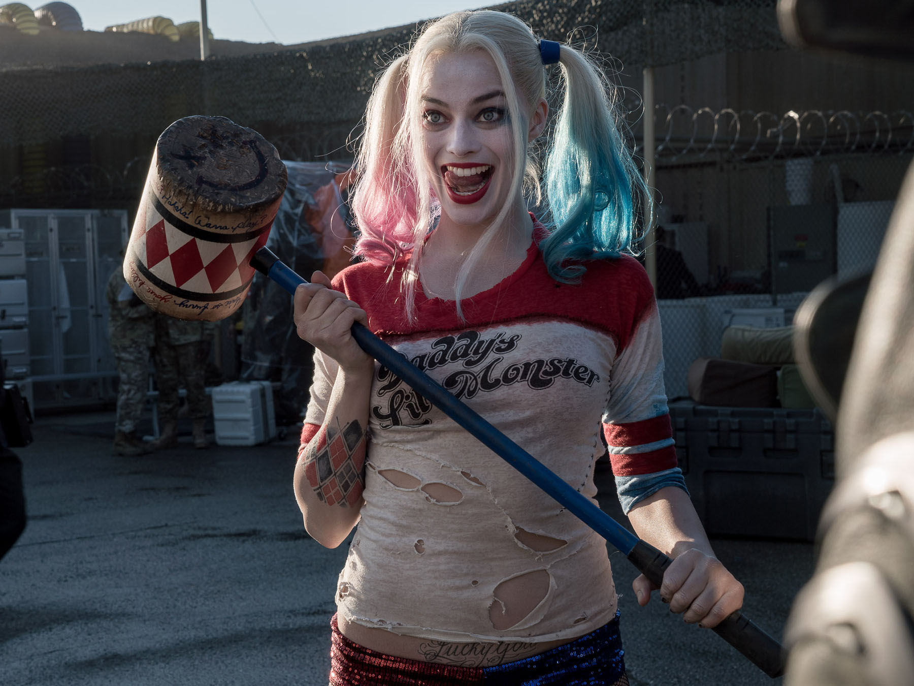 Photo of Margot Robbie as Harley Quinn for fans of Suicide Squad. 