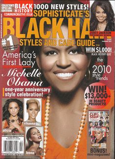 Michelle Obama On The Cover Of Black Hair