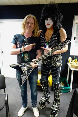 Paul with Mat Ninat ~Clisson, France...June 22, 2019 (Hellfest)