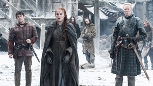  Podrick Payne, Sansa Stark and Brienne of Tarth