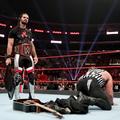 Raw 6/17/19 ~ Seth Rollins attacks Elias with steel chair - wwe photo