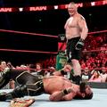 Raw 6/3/19 ~ Brock Lesnar attacks Seth Rollins - wwe photo