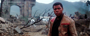  Rey/Finn Gif - Something To Fight For