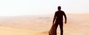  Rey/Finn Gif - There Once Was A Girl