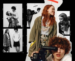 Sadie Sink and Finn Wolfhard - Pull and Bear Photoshoot - 2019