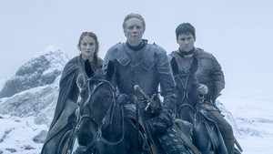  Sansa Stark, Brienne of Tarth and Podrick Payne