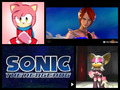 Sonic The Hedgehog Amy Rose, Princess Elise and Rouge The Bat - anime photo