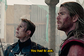  Steve and Thor’s ‘chit chat’ during fights