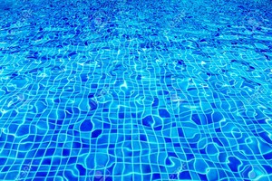 Swimming Pool Blue Ripple Texture