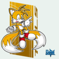 Tails dancing to his MP3 - miles-tails-prower photo