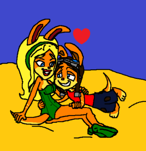 The Sweet Daxter and Tess (Jak 3 and X) Bunnies.