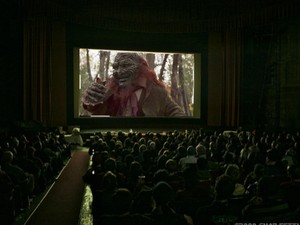  They watching Leprechaun Returns in the cine