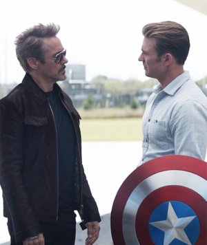  Tony Stark and Steve Rogers - Avengers: Endgame movie still