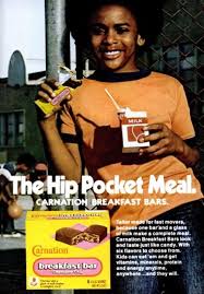 Vintage Promo Ad For Carnation Breakfast Bars