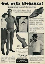 Vintage Promo Ad For Eleganza Footwear