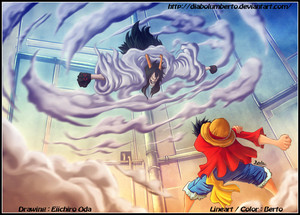  *Monkey.D.Luffy ngumi, punch : One Piece*